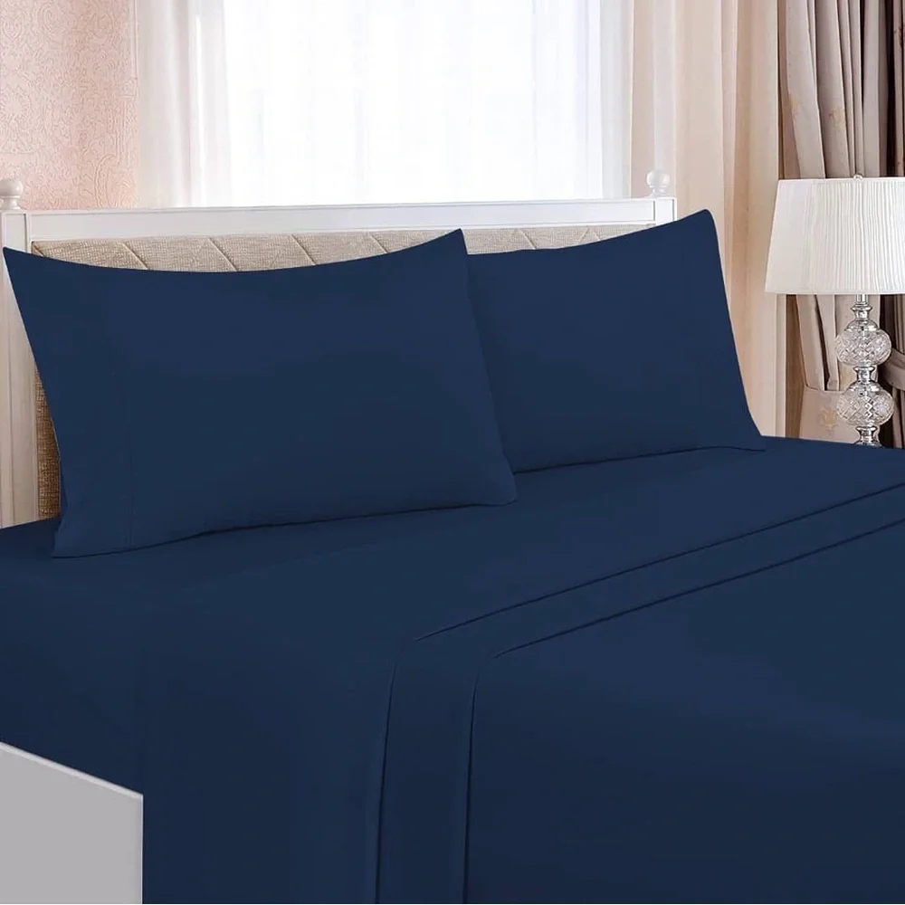 Luxury 100% Cotton 1500 Thread Count Quality Bed Sheet Set